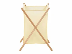 Cesta para la ropa Madera de cedro y textil 42 x 41 x 64 cm^ Best
