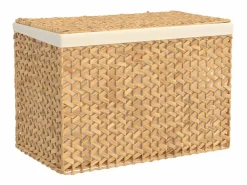 Cesto De Ropa|Cesta para la ropa sucia con 3 secciones 75x42,5x52 cm jacinto de agua