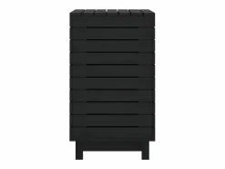 Cesta para la ropa 88,5x44x76 cm madera maciza de pino^ Best