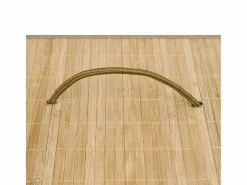 Cesta para ropa con 2 secciones de bambú 100 L^ Hot