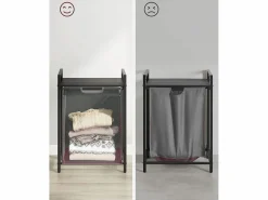 Cesta para ropa sucia Valora de un solo compartimento, 65 l, estilo loft^ Best