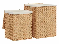 Cestas para la ropa 2 piezas jacinto de agua^ Online