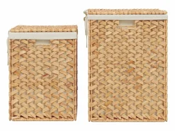 Cestas para la ropa 2 piezas jacinto de agua^ Online
