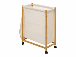 Cesto de ropa con ruedas 55 x 28 x 80 cm^5five New