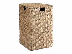 Calicosy Cesto de ropa de esquina de jacinto de agua - A 66 cm Beige Online