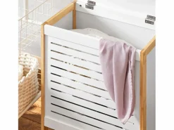 Cesto para la Colada,Canasto para la Ropa Sucia,Amario para Baño,FSS66-WN ES^Sobuy Online