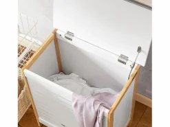 Cesto para la Colada,Canasto para la Ropa Sucia,Amario para Baño,FSS66-WN ES^Sobuy Online