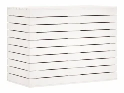 Cesto para ropa 88,5x44x66 cm madera maciza de pino^ Outlet