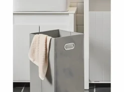 Cesto para Ropa Sucia Armario Multifuncional de Baño con 1 Cesto 45 x 35 x 85,5 cm BZR100-W ES^Sobuy Clearance