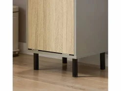 Cesto para Ropa Sucia con 1 Cest y Madera BZR132-NG^Sobuy Clearance
