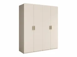 Meublorama Dormitorio Completo|Chambre complète AMALIE, cama 180x200 con somier incluido, armario con estantes, habitación diseño, conjunto habitación adulto, mobiliario