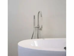 Charme II columna de suelo mecánica para bañera isla Acabado inox^Essebagno Clearance