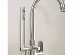 Charme II columna de suelo mecánica para bañera isla Acabado inox^Essebagno Clearance