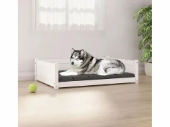 Garden Furniture Cama De Animales De Compañía|Chatham Cama para perros madera maciza de pino 105,5x75,5x28 cm