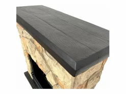 Chimenea|Chimenea|Chimenea de bioetanol Biochimenea de suelo Belluno efecto piedra artificial L105xD38xH100