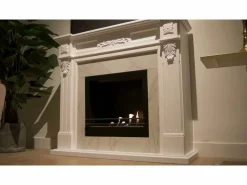 Chimenea de bioetanol biochimenea de suelo TRUMAN Efecto mármol L121 x P38 x H108^ Best