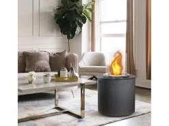 Brasero|Chimenea de bioetanol brasero de suelo para jardín para interior y exterior MODIGLIANI Hierro fundido d.36 x h56