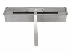 Chimenea de bioetanol Cambridge, de pie, en madera blanca, 110 x 37 x 102 cm.^ Online