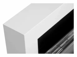 Chimenea de bioetanol de pared, color Siena, L 90 x P 12 x H 40 Blanco Clearance