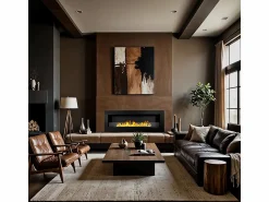 Chimenea|Chimenea|Chimenea de bioetanol de pared Biochimenea 120x40 SIENA 120 Negra