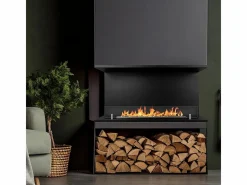 Chimenea de bioetanol empotrada Biochimenea trifacial con 3 lados abiertos 90x45 TREVI 90^ Discount