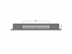Chimenea|Chimenea|Chimenea de bioetanol empotrada Frame 1500 SimpleFire con cristal