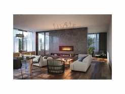 Chimenea|Chimenea|Chimenea de bioetanol empotrada Frame 1500 SimpleFire con cristal