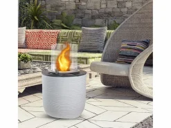 Chimenea de bioetanol para suelo de jardín, interior y exterior RAFFAELLO Perla d.35 x h55^ Clearance