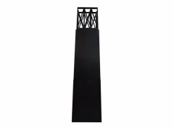 Brasero|Chimenea de bioetanol para jardín exterior Vulcano Nero 40x40x145