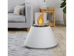 Brasero|Chimenea de bioetanol para suelo de jardín, interior y exterior STROMBOLI Perla d.60 x h56