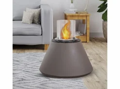 Chimenea de bioetanol STROMBOLI Tortora, brasero de pie para interior y exterior, d.60 x h.56^ Discount