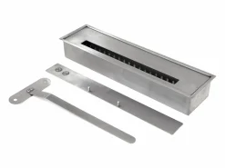 Chimenea de bioetanol TRUMAN, biochimenea de pie, blanca, efecto mármol, L121 x P38 x H108^ Discount