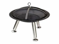 Eurobath Brasero|Chimenea de cuenco Chicago acero 75 cm negra 85013