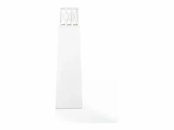 Chimenea de jardín de bioetanol para exterior Vulcano White 40x40x145^