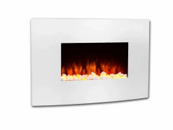 Chimenea eléctrica BALDERIA Enjo - Chimenea de pared, calefacción 2000 W -^ Online
