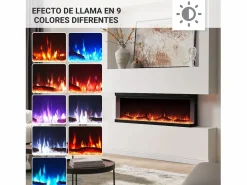 Chimenea eléctrica BALDERIA Orson 50 - Chimenea empotrable -^ Clearance
