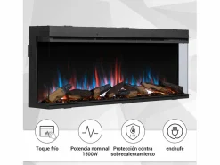 Chimenea|Chimenea|Chimenea eléctrica BALDERIA Athena smart 52 - Chimenea empotrable -