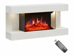 Chimenea eléctrica BALDERIA Ida ñ Chimenea de pared -^ Online
