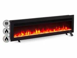 Chimenea eléctrica BALDERIA Agnes 50 - 3 en 1, chimenea de pie, de pared o empotrable^ Online
