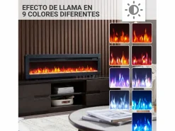 Chimenea eléctrica BALDERIA Agnes 50 - 3 en 1, chimenea de pie, de pared o empotrable^ Online