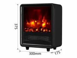Chimenea|Chimenea|Chimenea eléctrica BALDERIA George - Estufa eléctrica, 2000 W -