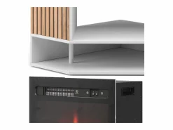 Chimenea eléctrica 100x73x80 lynea^Vicco Clearance