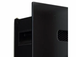 Chimenea eléctrica CHICAGO, chimenea de pared empotrada, L101.6 x D14 x H54.6 Negro Online