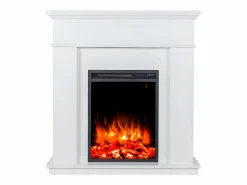 FLAMATECH Chimenea|Chimenea|Chimenea eléctrica con marco VESUVIA – Color