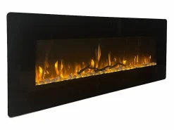 Chimenea|Chimenea|Chimenea eléctrica DALLAS chimenea de pared L127 x P 11 x H50