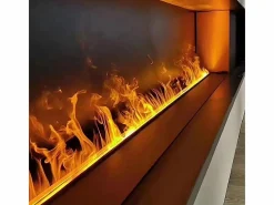 Chimenea|Chimenea|Chimenea eléctrica de vapor de agua con quemador incorporado 3D APP 100 PRO-LINE