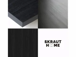 Skraut Home Chimenea eléctrica LED, 107x25x38cm, Salón - Comedor, Chimenea eléctrica, Negro Clearance