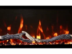 Chimenea eléctrica MONARCH 152 - fuego premium - de pared y empotrados - 152x13x35 cm - chimenea LED con calefacción 900/1800 W^ Online