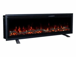 Chimenea|Chimenea|Chimenea eléctrica REGAL 106 - fuego premium - de pared y empotrados - 106x35x12 cm - chimenea LED decorativa con calefacción 900/1800 W
