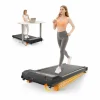 Cinta de correr compacta y portátil 2 en 1 para casa o oficina con pantalla LED para caminar, correr y trotar, capacidad de 120 kg (111 x 49 x 10,5 cm)^ Sale